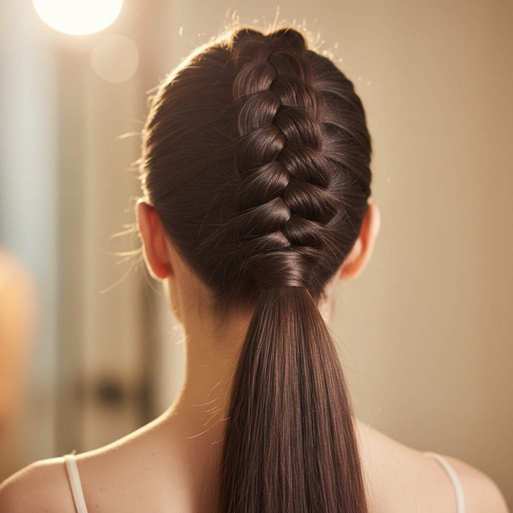 The Intricate Braided Ponytail